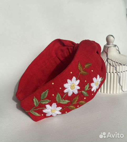 Ободок для волос ручной работы