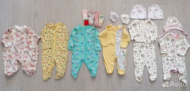 Веши пакетом для новорожденного