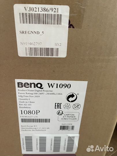 Проектор benq w1090