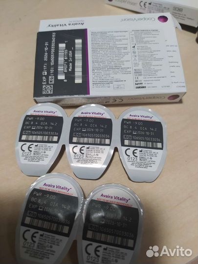 Линзы контактные