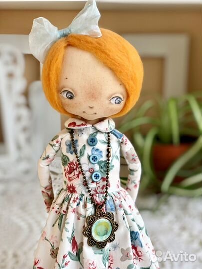 Интерьерная кукла ручной работы