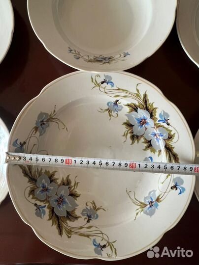 Посуда СССР, тарелки и блюдо