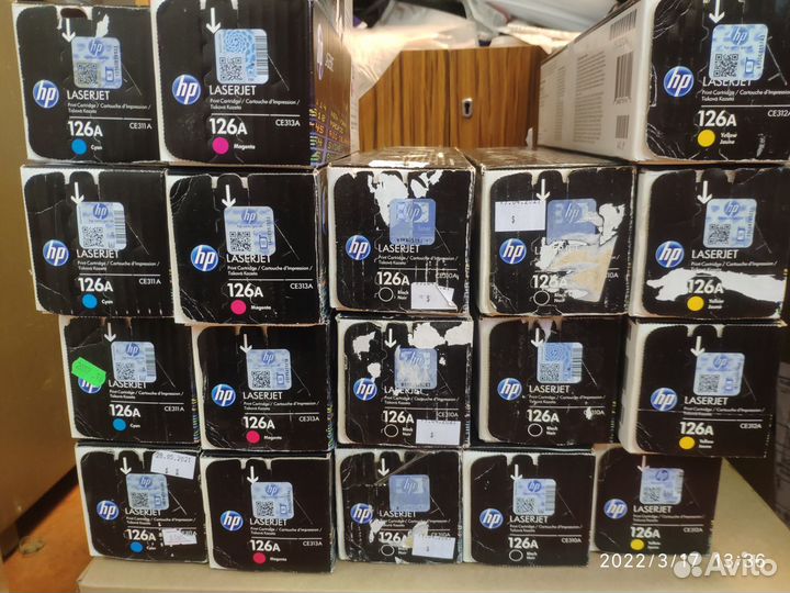 Картриджи HP 126A (CE310A/311A/312A/313A)