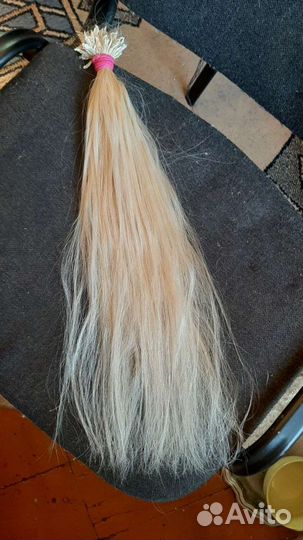 Волосы для наращивания блонд