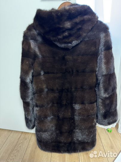 Шуба норковая 42 44 поперечка