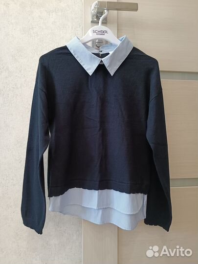 Школьная блузка джемпер форма 140 см