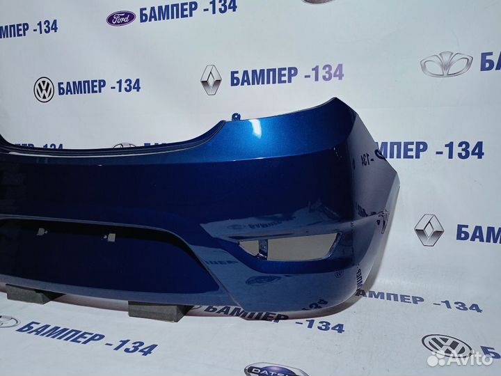 Бампер задний hyundai solaris 1 хэтчбек синий WGM