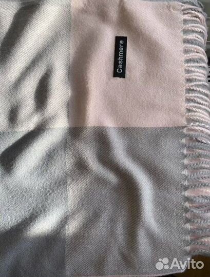 Теплый шарф палантин кашемировый