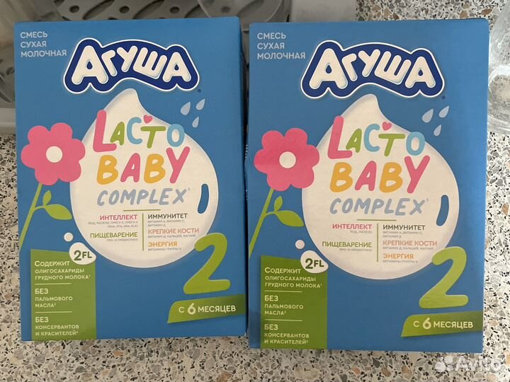 Молочная смесь агуша 2