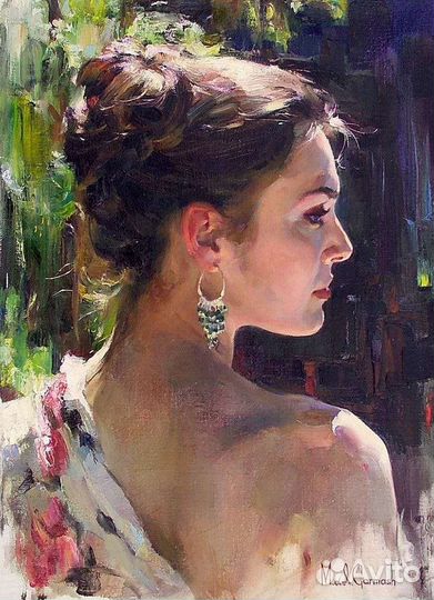 Портрет маслом на заказ по фото