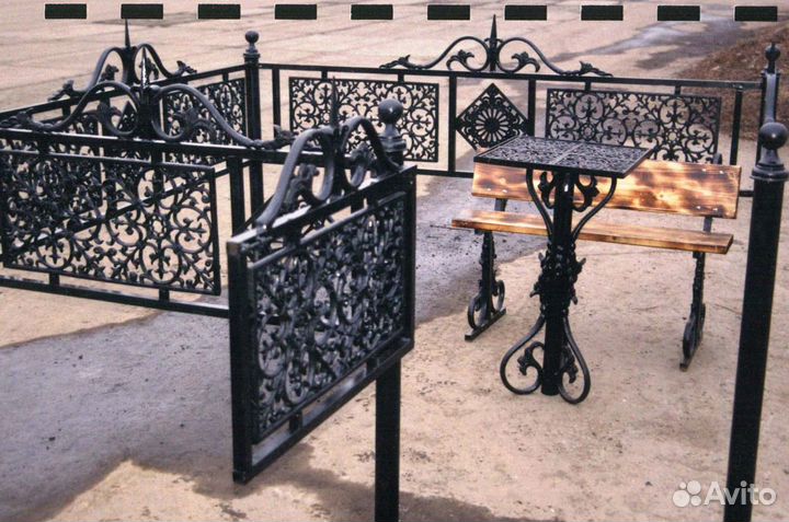 Мемориальные Кресты, рельефы,оградки из чугуна