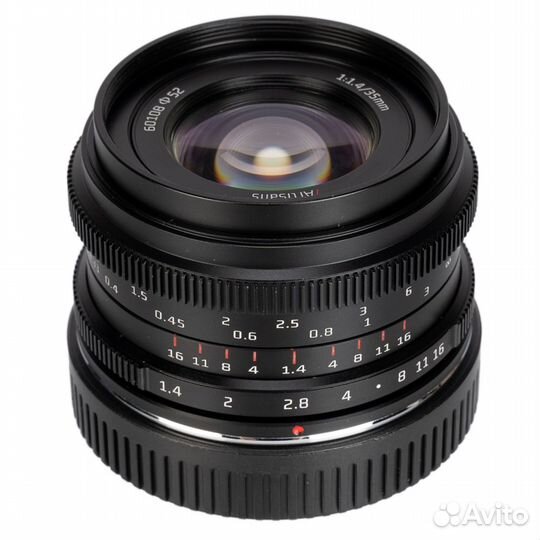 Объектив 7artisans 35mm F1.4 II Pan/L/S L FF