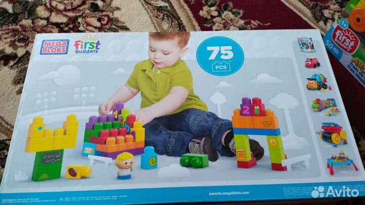 MegaBloks 2 (два) Конструктора развивающие