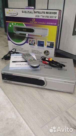 Спутниковый ресивер golden interstar dsr-7700