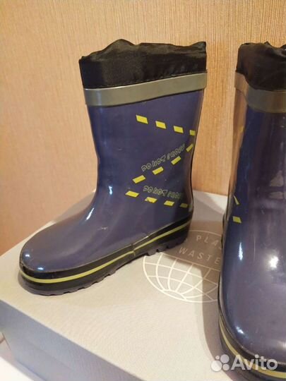 Детские резиновые сапоги 23 размер