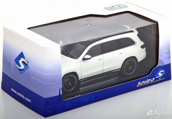 1:43 Масштабная модель mercedes-benz GLS X167 with AMG rims, white metallic