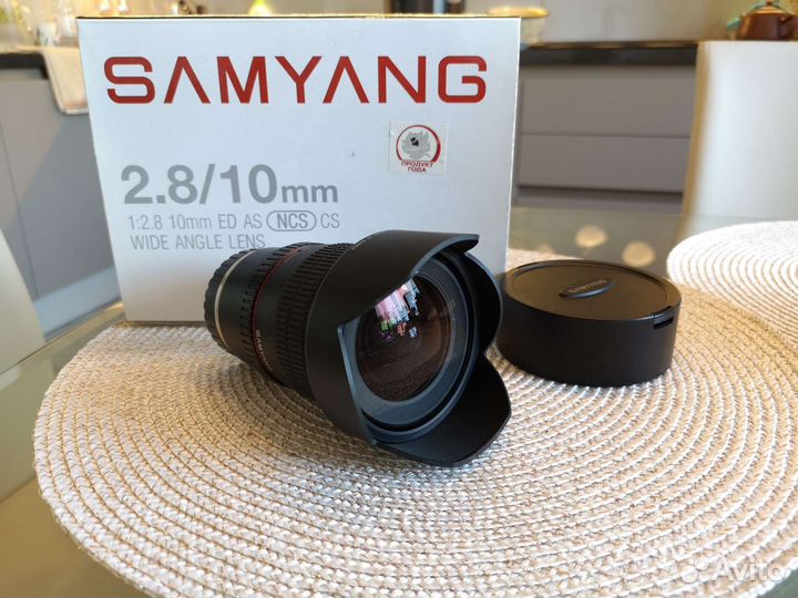 Объектив Samyang 2.8/10mm для sony e