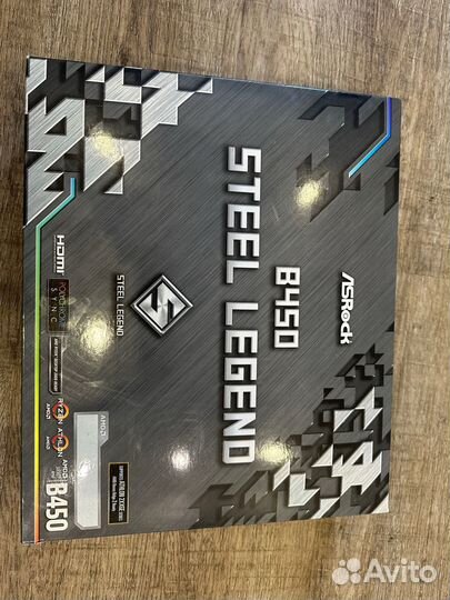 Материнская плата asrock b450 steel legend