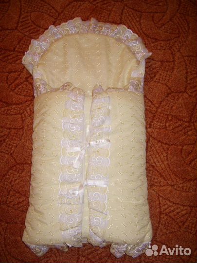 Конверт, одеяло, уголок на выписку