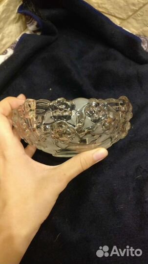 Конфетница(цветное стекло)