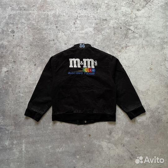 Винтажная куртка Nascar M&M Racing Team