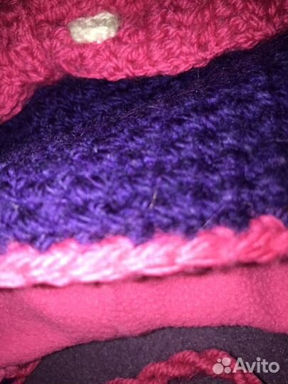 Шапка и варежки Минни