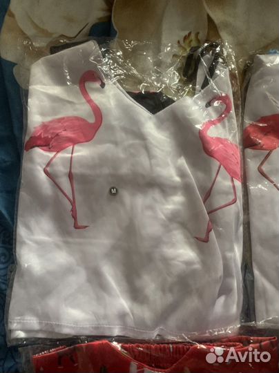 Пижамки на тонких бретельках