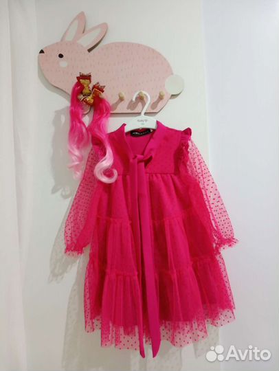 Нарядное платье для девочки 98-104
