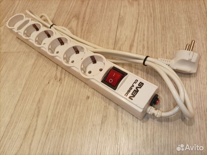 Сетевые фильтры/удлинители. 7 розеток 1,5 метра