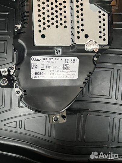 Приборная панель audi a6 c7