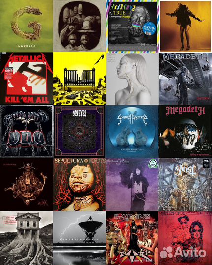 Винил из Европы новый рок, хэви, метал и пр