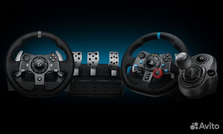 Logitech G920 + кпп 