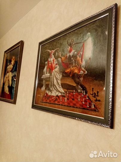 Картина вышитая крестом