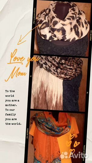 Палантины,шарфы-хомуты, платки