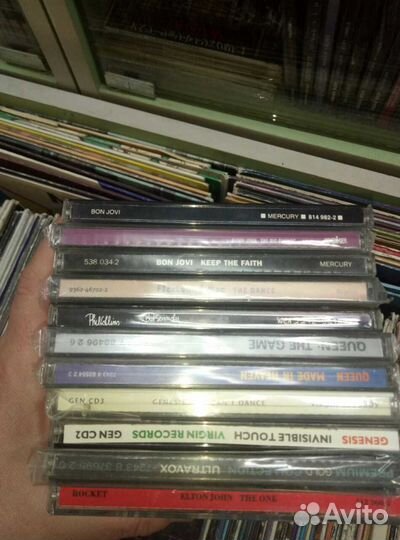 CD (фирменные) - рок, поп 17 шт + Бонус CDR 2 шт