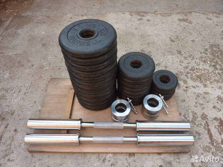 Штанга Гриф Блины Гантели разборные MB Barbell