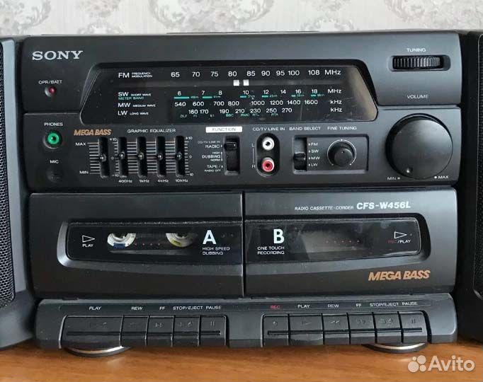 Магнитола Sony CFS-W456L, Япония
