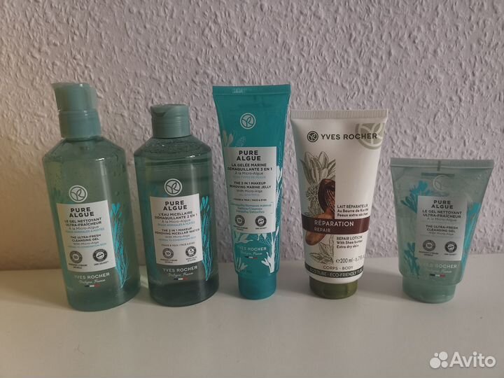 Гель для душа, шампунь, крема Yves Rocher
