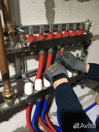 Монтаж системы отопления