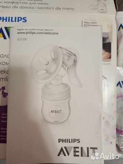 Молокоотсос philips avent ручной