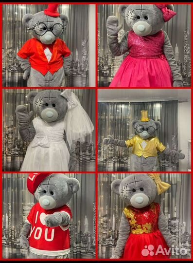 Ростовые куклы,аниматоры, праздники,Мишки,Зайки