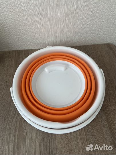 Ведро складное силиконовое