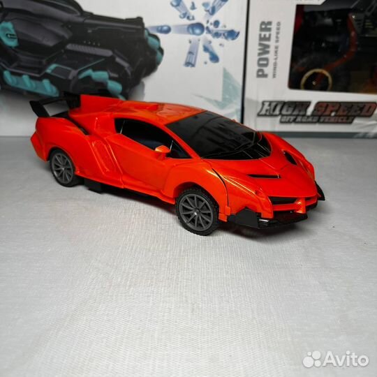 Машинка на радиоуправлении робот трансформер