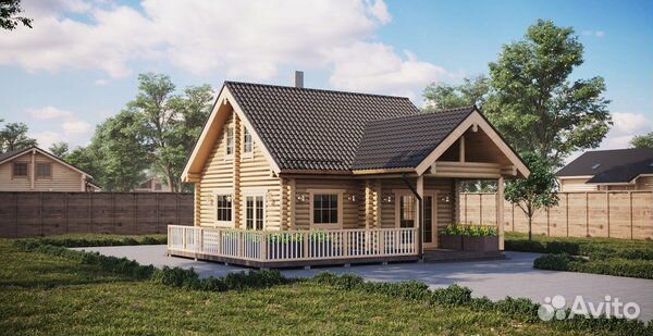 Срубы Вологда из леса зимней рубки. Срубы Сямжа