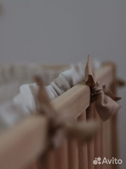 Rudiks одеяло + бортики с рюшами лён