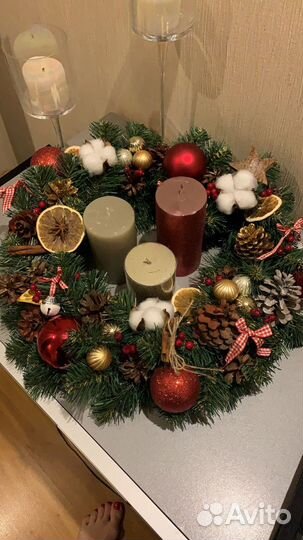 Новогодний, рождественский венок