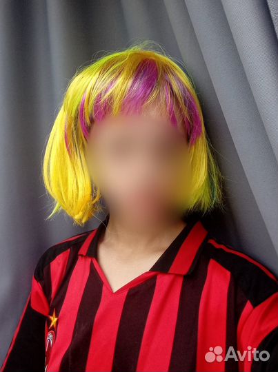 Парик цветной