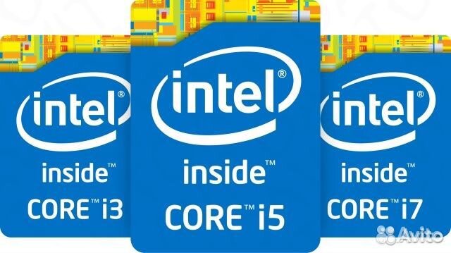 Процессоры intel и amd разные i3, i5