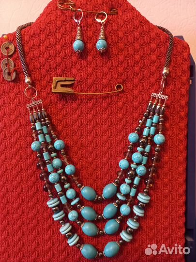 Комплекты из натуральных камней