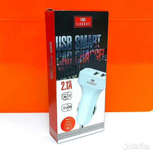 Блок питания автомобильный 2 USB Earldom, ES-131